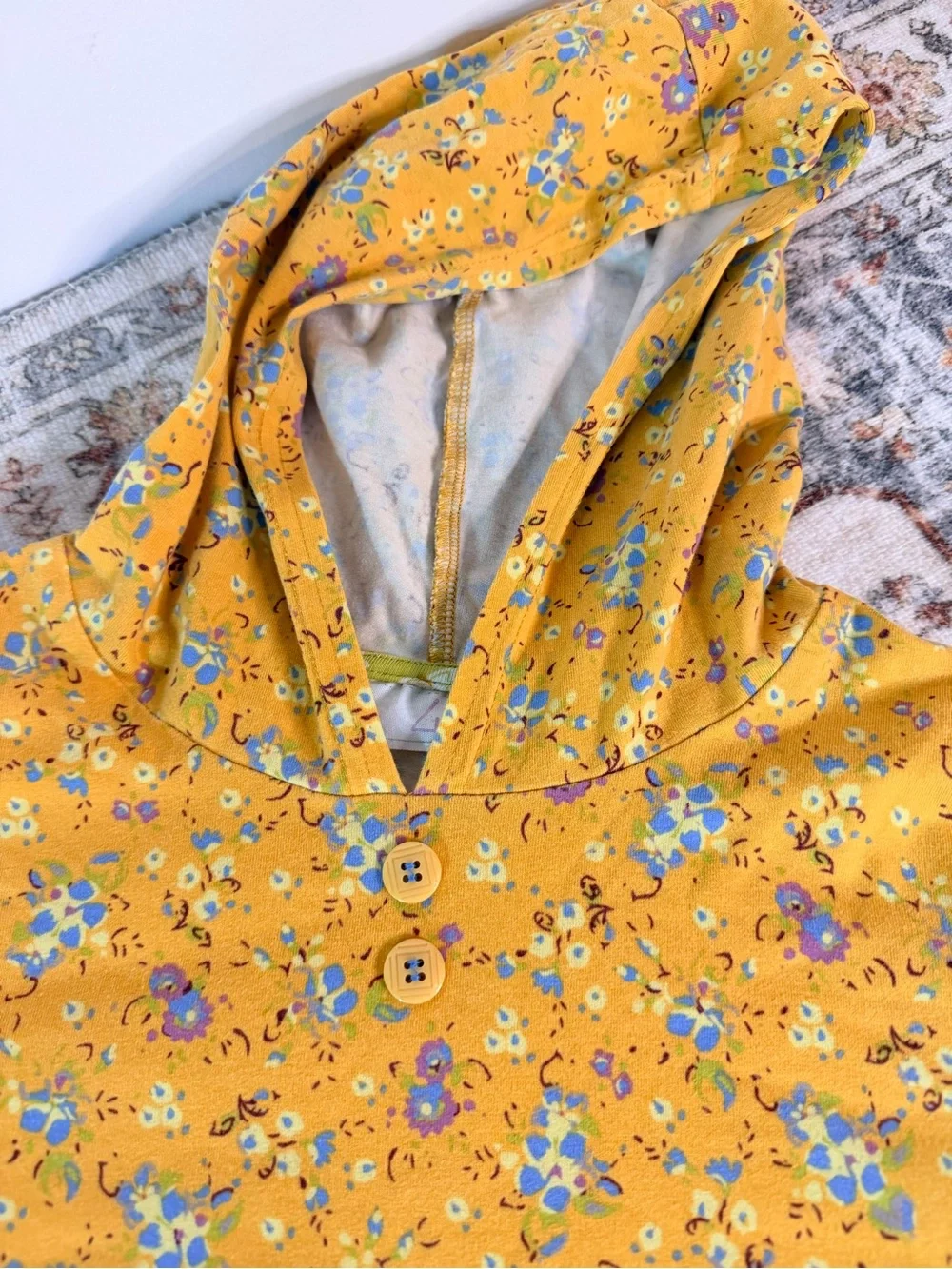 Matilda Jane Floral Hooded Long Sleeve Shirt